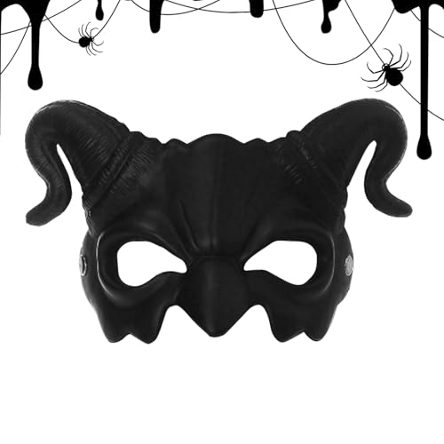 Pomurom Kostüm Gesichtsbedeckung | Halloween Horror Maskerade Gesichtsmaske - Unheimliches Kostümzubehör Festmasken Kopfschmuck für Erwachsene Feier Karneval Maskerade Fest von Pomurom
