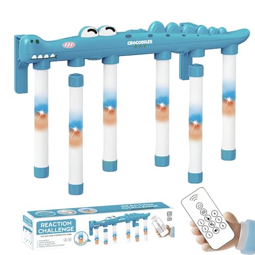 Pomurom Reflexstab Spiel - Geschicklichkeitsspiel Mit Fallenden Stäben Zur Hand-Auge-Koordinationsschulung | 3 Geschwindigkeitsstufen Interaktives Spielzeug für Kinder und Erwachsene Pomurom Reflexstab Spiel - Geschicklichkeitsspiel Mit Fallenden Stäben Zur Hand-Auge-Koordinationsschulung | 3 Geschwindigkeitsstufen Interaktives Spielzeug für Kinder und Erwachsene von Pomurom