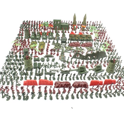 Pomurom Soldaten Spielzeug Figuren Set Militär Spielset, 519 Stück Actionfiguren Soldaten und Schlachtfeld Zubehör, Armee Spielzeug Figuren, Spielzeugsoldaten Set, Geschenk für Kinder Junge Pomurom Soldaten Spielzeug Figuren Set Militär Spielset, 519 Stück Actionfiguren Soldaten und Schlachtfeld Zubehör, Armee Spielzeug Figuren, Spielzeugsoldaten Set, Geschenk für Kinder Junge von Pomurom