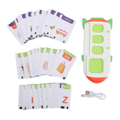 Kinderkindkarten für, Interaktive Lernmaschine mit Echten Bildern, Berühren Sie Wörter, Lichter, Vibrationen. Unterstützt CVC -Wörter, Sprachentwicklung für die von Pongnas