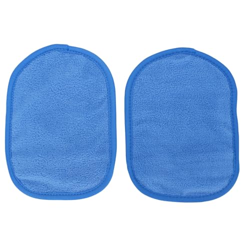 Pongnas 2 Stück Strandzubehör, Must-Haves, Sandabwischhandschuhe, groß, Samtnetzgewebe, Strandsandentferner, Reiniger, Urlaubsutensilien für Sandkästen (Blue) von Pongnas
