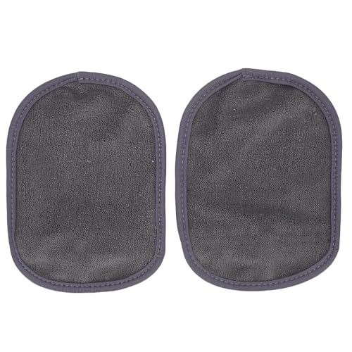 Pongnas 2 Stück Strandzubehör, Must-Haves, Sandabwischhandschuhe, groß, Samtnetzgewebe, Strandsandentferner, Reiniger, Urlaubsutensilien für Sandkästen (Gray) von Pongnas