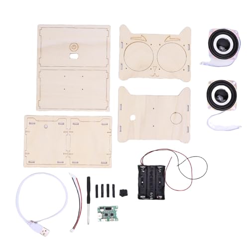 Pongnas Bluetooth -Lautsprecher Craft Kit Stereo -Lautsprecher FM Radio DIY Elektronik Kit Bauen Elektronische Komponenten für Wissenschaftsexperimente Sommeraktivitäten Pongnas Bluetooth -Lautsprecher Craft Kit Stereo -Lautsprecher FM Radio DIY Elektronik Kit Bauen Elektronische Komponenten für Wissenschaftsexperimente Sommeraktivitäten von Pongnas