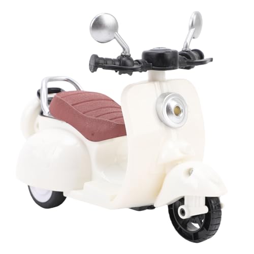Pongnas Electric Doll Scooter Mini-Batterie-Fahrzeug für Puppen mit Reibungslosen Rollrädern Stilvoller ABS-Desktop-Dekoration (Weiß 7330G3351) von Pongnas