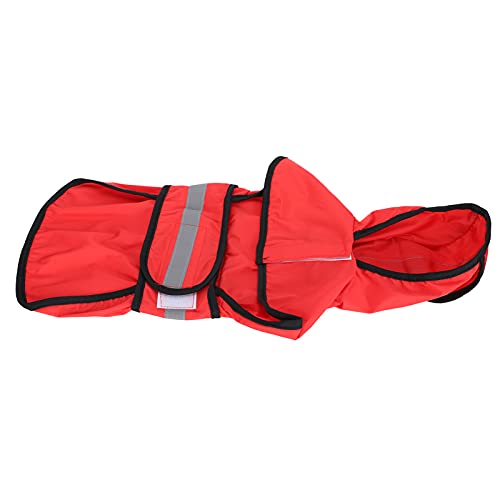 Pongnas Hunde Regenmantel, Hundeberichtung Hunde Regenmantel Verstellbares Hund Kapuzenponcho Reflektierender Hund für Kleine Mittelgroßen Großen Hunden und Welpen (XL) von Pongnas