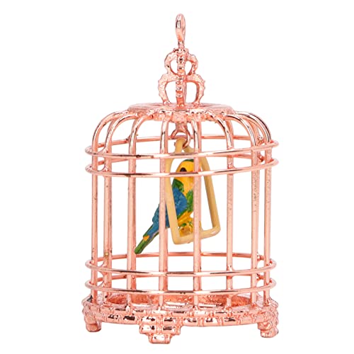Pongnas Kleine Vogelkäfig -Dekor, Vogelkäseständer Kleiner Vogelkäfig mit 2,2 X 1,4 X 1,4 Zoll Vogelkäse /12 Metallpuppenhaus Birdcage Dollhouse Miniatur für /12/6 Dollhouse Dekoration (Roségold) Pongnas Kleine Vogelkäfig -Dekor, Vogelkäseständer Kleiner Vogelkäfig mit 2,2 X 1,4 X 1,4 Zoll Vogelkäse /12 Metallpuppenhaus Birdcage Dollhouse Miniatur für /12/6 Dollhouse Dekoration (Roségold) von Pongnas