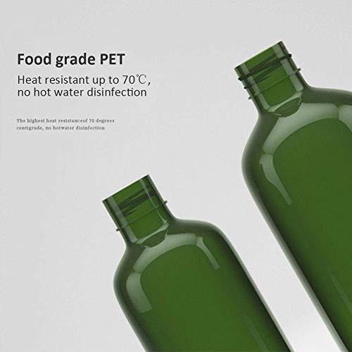Pongnas Nachfüllbare Plastikflaschenpumpe für Küchenbadezimmer Handwäsche -Lotionen (Green) von Pongnas