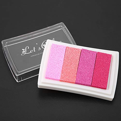 Pongnas Niedliche Aquarelle Ink Pad Stempel für Scrapbook Decoration Gradient Farben Fotografie Demonstration (rosa Farbverlauf) von Pongnas