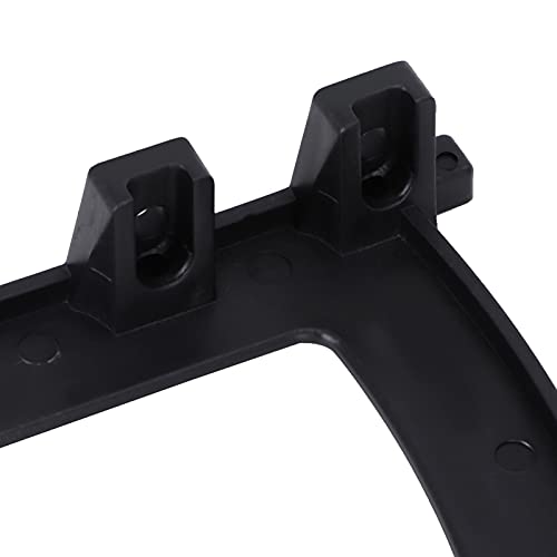 Pongnas Plastik Ausgehöhlten Zwei Schichten Schuhschrank Regal Rackhalter Scharniere Accessoire Black Elegant für Schlafzimmer Wohnzimmer Eingangsweg (Black) von Pongnas