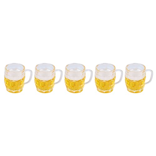Pongnas Puppenhaus Accessoires, Miniaturbierbecher Mini -Tassen Simulation Süßes Harz Dollhouse Bier Tasse 20pcs Mini Beer Cups Model für DIY Crafts Accessoires Pongnas Puppenhaus Accessoires, Miniaturbierbecher Mini -Tassen Simulation Süßes Harz Dollhouse Bier Tasse 20pcs Mini Beer Cups Model für DIY Crafts Accessoires von Pongnas