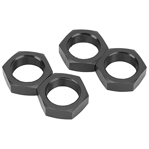 Pongnas RC Wheel TS, RC Car Wheel Dust T Alumim Legierung 24 Mm HEX -Hub -Autoteile 4 STK (Black) von Pongnas