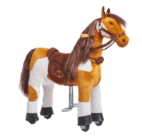 Ponnie - Misty, Kinder Reitpferd, 3-6 Jahre, S, Pferd auf Rollen, geeignet für Kinder ab 3 Jahren (Gewichtsanforderung: min. 9 kg bis max. 40 kg) von Ponnie
