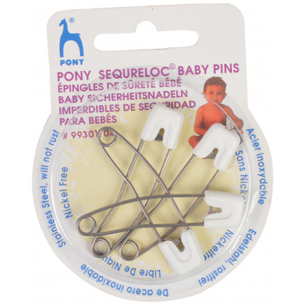 Pony Baby Sicherheitsnadeln 51mm - 4 Stk von Pony