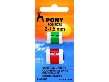 Pony Reihenzähler 2-7,5mm - 2 Stk von Pony