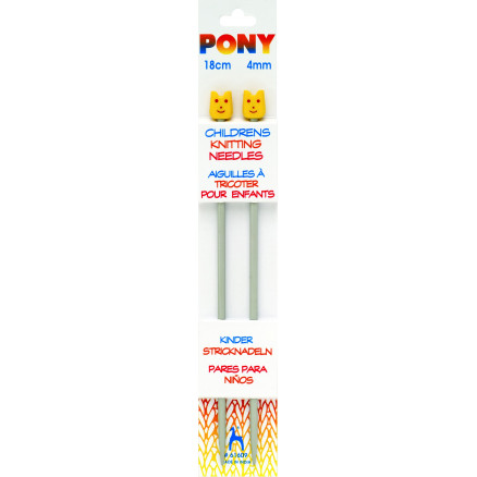 Pony Stricknadel für Kinder 18 cm 4,00 mm von Pony