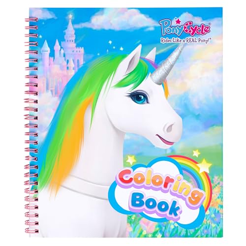 PonyCycle Malbuch und Sticker Set, Einhorn und Pony Motiv, Malbuch mit Aufklebern für Kinder PonyCycle Malbuch und Sticker Set, Einhorn und Pony Motiv, Malbuch mit Aufklebern für Kinder von PonyCycle