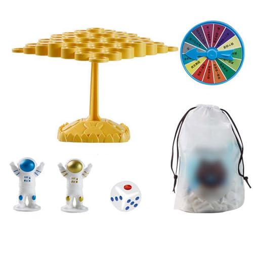 Poo4kark -, gestapeltes Schachspielzeug, Astronaut, Kinder-Lernspielzeug, gestapeltes, interaktives Eltern-Kind-Spiel Für Erwachsene Lustig (Yellow, One Size) von Poo4kark