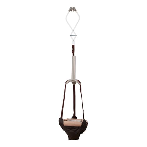 Poo4kark Babyschaukel R für die Tür, Inf-Türrahmen mit verstellbarem Gurt, Hüpfschaukel für Kleinkinder von 6 bis 24 Monaten (Brown, 28x8x34cm) von Poo4kark