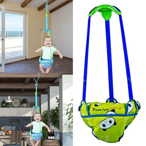 Poo4kark Babyschaukel R für die Tür, Inf-Türrahmen mit verstellbarem Gurt, Hüpfschaukel für Kleinkinder von 6 bis 24 Monaten (GN1, 28x8x34cm) von Poo4kark