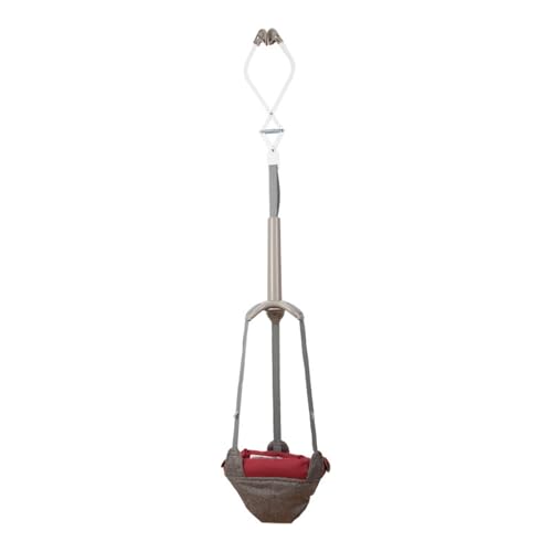Poo4kark Babyschaukel R für die Tür, Inf-Türrahmen mit verstellbarem Gurt, Hüpfschaukel für Kleinkinder von 6 bis 24 Monaten (Grey, 28x8x34cm) von Poo4kark