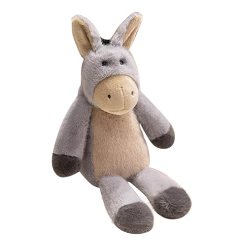 Poo4kark Emotionale Tier Serie Cartoon Esel Esel Stubborn Esel Puppe Emotionale Tier Puppe Kissen Kinder (A, A) von Poo4kark