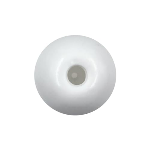Poo4kark Handgemachtes 6cm TPR Stress Hüpfendes & Dehnbares Sensorisches für Kinder & Erwachsene (White, 6cmx6cm) von Poo4kark