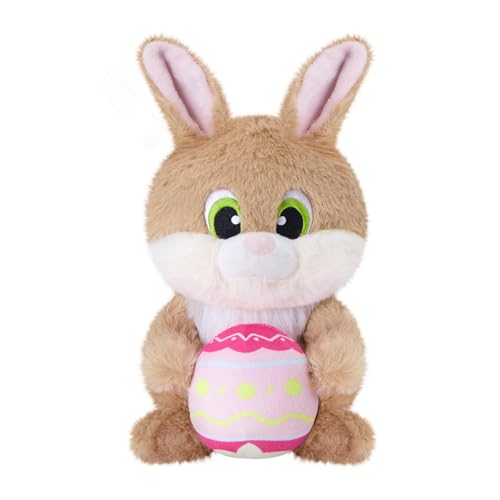 Poo4kark Osterhasenspielzeug mit Eiern, sitzender Hase, Hasenspielzeug, geeignet für die Geburtstagsdekoration von Kindern, Mädchen Jungen eignet Sich hervorragend für Ostern (25cm) von Poo4kark