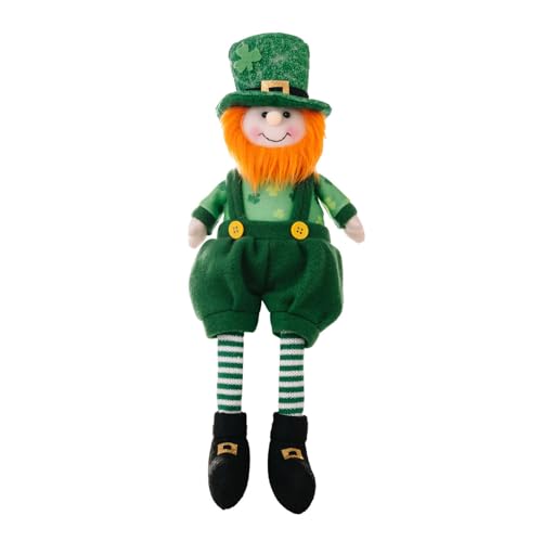 Poo4kark St. Patrick's Day Ornament Niedliche Cartoon-Puppe mit Langen Beinen, Puppe, irisches grünes Blatt, Festival, Heimdekoration, Festivals, Party-Dekoration, Requisiten, Kinder (Green, 43X19cm) Poo4kark St. Patrick's Day Ornament Niedliche Cartoon-Puppe mit Langen Beinen, Puppe, irisches grünes Blatt, Festival, Heimdekoration, Festivals, Party-Dekoration, Requisiten, Kinder (Green, 43X19cm) von Poo4kark