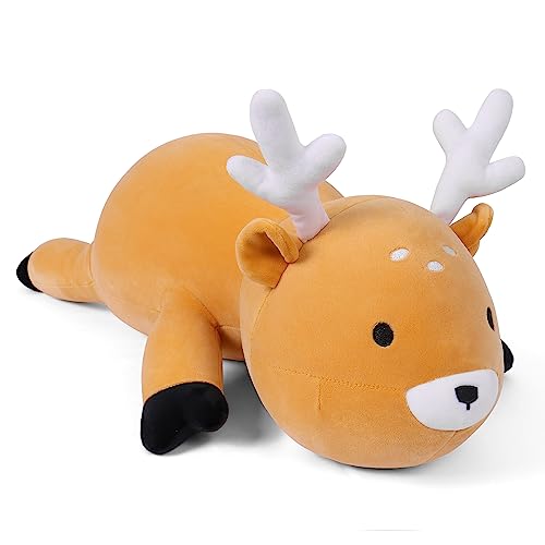 61 cm, 1 kg, Hirsch gewichtete Plüschtiere, niedliches Hirsch-gewichtetes Plüschtier für Kinder, Erwachsene (Hirsch) von Popest