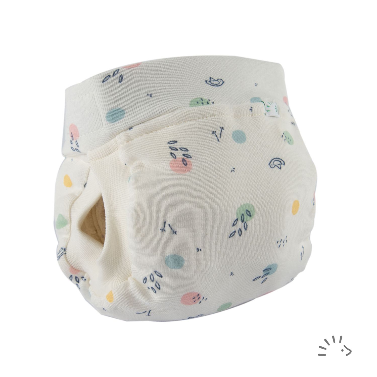 Popolini Easyfree AI3 Windel mit Abhaltefunktion - Birdy Dots S (2,5 - 5 kg) von Popolini