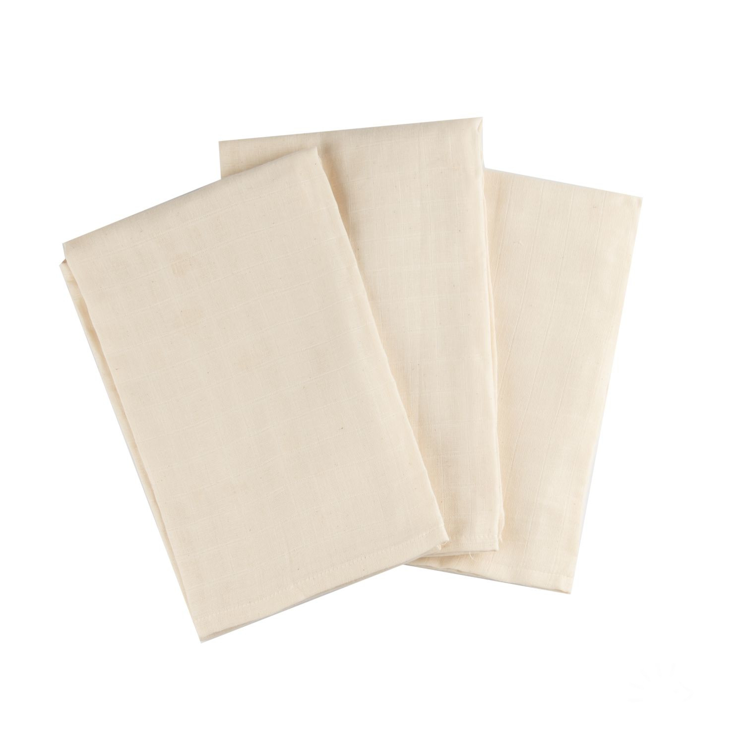 Popolini Mullwindeln Natur (Biobaumwolle) - 3 St. - 80 x 80 cm von Popolini