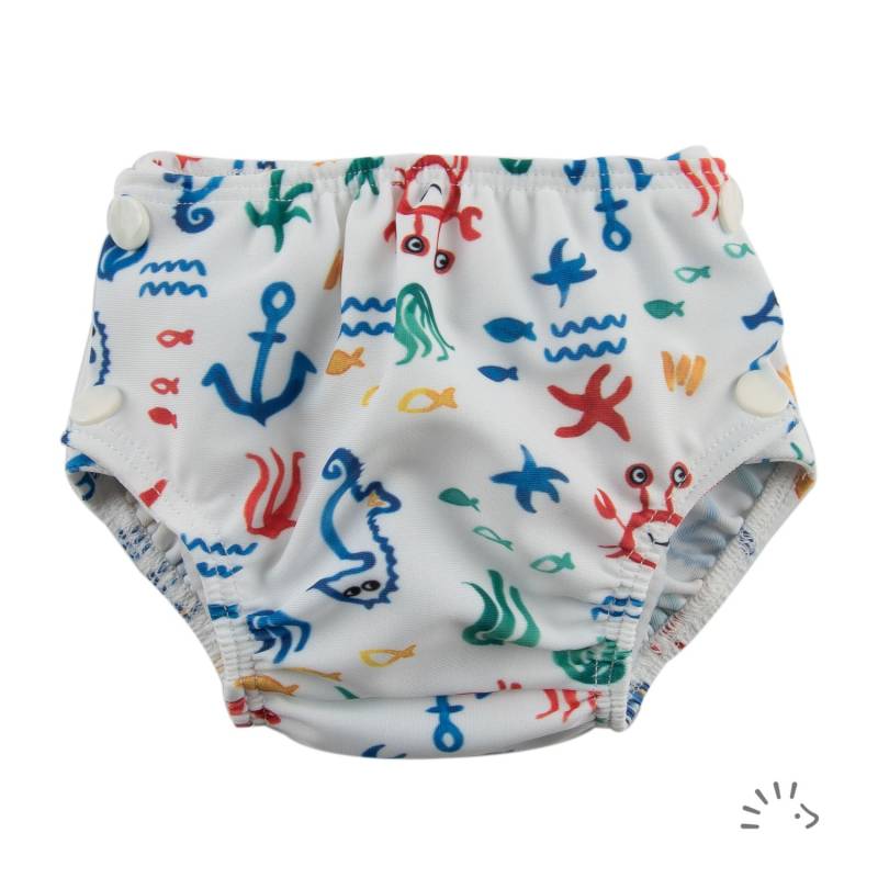 Popolini Schwimmwindel  - Größe L (8-15 kg) Under The Sea von Popolini