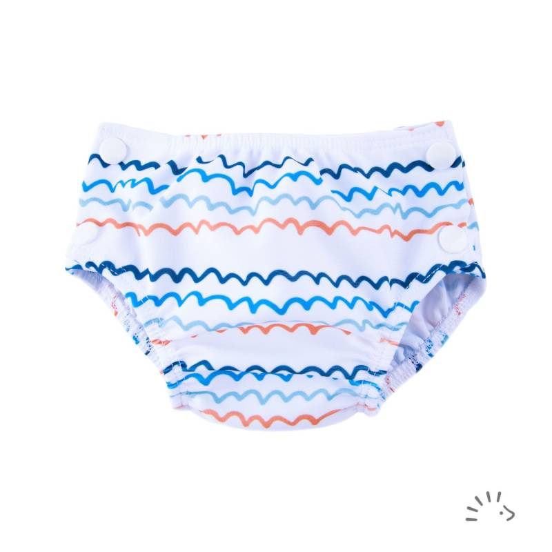 Popolini Schwimmwindel  - Größe L (8-15 kg) Waves von Popolini