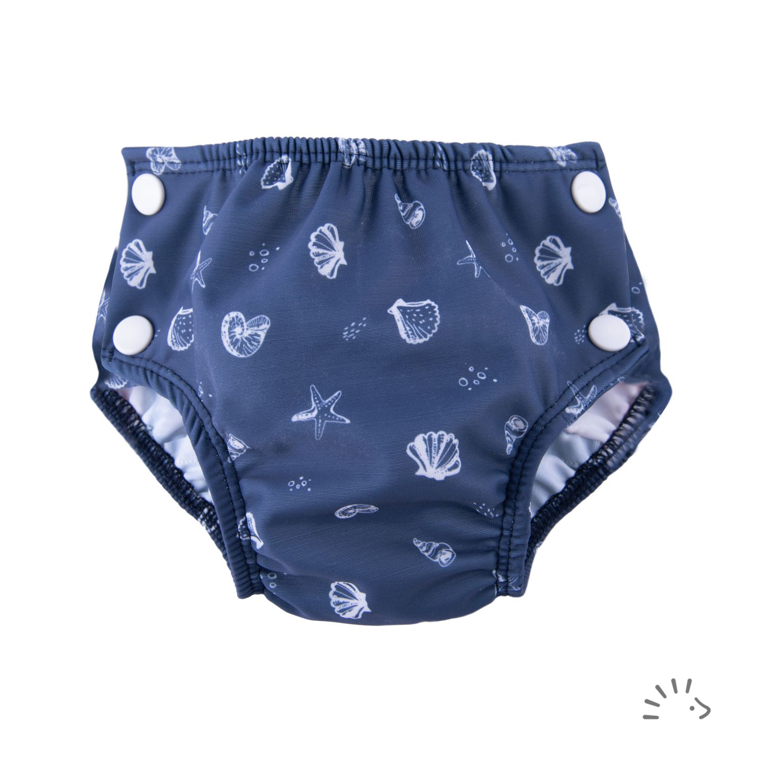 Popolini Schwimmwindel  - Größe S (3-9 kg) Sea Shells von Popolini