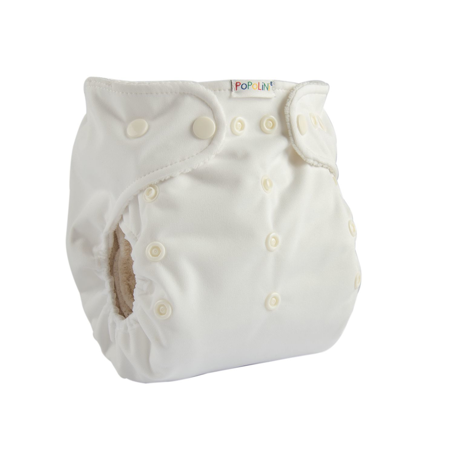 Popolini Snap2Fit Überhose One Size - Weiß von Popolini