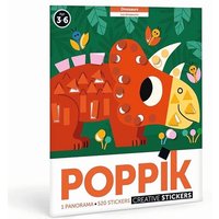 Poppik - Sticker Panorama Poster Dinosaurier von Poppik