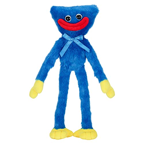 POPPY PLAYTIME - Smiling Huggy Wuggy Plüsch (35,6 cm hoch, Serie 1) [Offizielles Lizenzprodukt] von Poppy Playtime