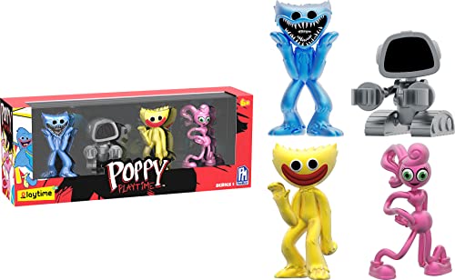Poppy Playtime - Set mit 4 Figuren – Figuren aus Videospielen – ab 6 Jahren – Lansay von Poppy Playtime