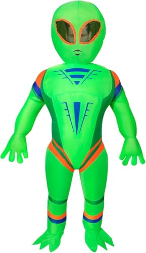 Aufblasbare Alien Kostüm für Erwachsene, Aufblasbare Alien kostüme für Männer Frauen, Halloween Aufsitz Alienkostüme für Cosplay Party Aufblasbare Alien Kostüm für Erwachsene, Aufblasbare Alien kostüme für Männer Frauen, Halloween Aufsitz Alienkostüme für Cosplay Party von Poptrend