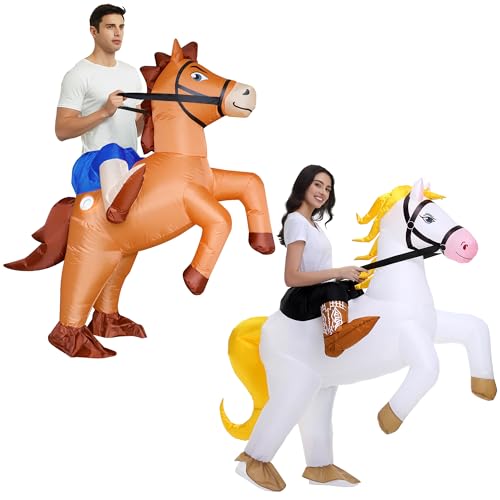 Aufblasbares Pferde-Kostüm für Erwachsene, aufblasbares Pferd, aufblasbares Kostüm für Herren, Damen, Halloween, Cosplay, Party Aufblasbares Pferde-Kostüm für Erwachsene, aufblasbares Pferd, aufblasbares Kostüm für Herren, Damen, Halloween, Cosplay, Party von Poptrend