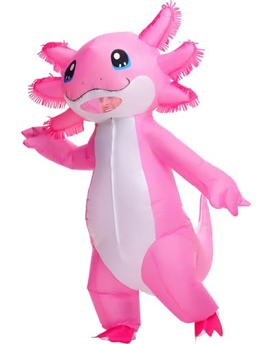 Poptrend Aufblasbare Axolotl Kostüm für Erwachsene Kinder, Halloween Kostüme, Aufblasbares Axolotl Kinderkostüm Aufsitz Kostüm Lustige Kostümparty-Kostüme für Männer Frauen Cosplay Party (Erwachsene) Poptrend Aufblasbare Axolotl Kostüm für Erwachsene Kinder, Halloween Kostüme, Aufblasbares Axolotl Kinderkostüm Aufsitz Kostüm Lustige Kostümparty-Kostüme für Männer Frauen Cosplay Party (Erwachsene) von Poptrend