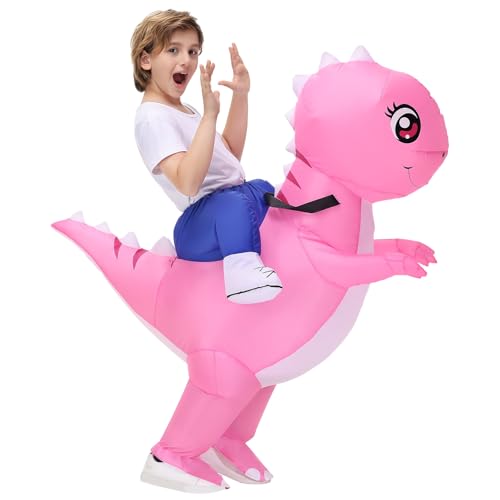 Poptrend Aufblasbare Dinosaurier Kostüm für Erwachsene Kinder, lustiges Aufblaskostüm Dinosaurier zum Aufsitzen, Halloween Dinosaurier Kostüme für Damen Herren, Urlaubsparty Cosplay Kostüme (Kinder) Poptrend Aufblasbare Dinosaurier Kostüm für Erwachsene Kinder, lustiges Aufblaskostüm Dinosaurier zum Aufsitzen, Halloween Dinosaurier Kostüme für Damen Herren, Urlaubsparty Cosplay Kostüme (Kinder) von Poptrend