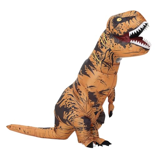 Poptrend Aufblasbares Dinosaurier-Kostüm für Erwachsene und Kinder, T-Rex-Dinosaurier-Kostüm, lustiges Halloween-Dinosaurier-Kostüm, Party, Cosplay, Kostüm, für Männer und Frauen, Party-Kostüme Poptrend Aufblasbares Dinosaurier-Kostüm für Erwachsene und Kinder, T-Rex-Dinosaurier-Kostüm, lustiges Halloween-Dinosaurier-Kostüm, Party, Cosplay, Kostüm, für Männer und Frauen, Party-Kostüme von Poptrend