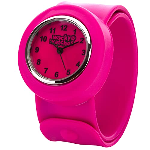Popwatch Slapwatch Fast Fit Kinder Armbanduhr mit Silikonarmband, die Uhr lernen von Wacky Watches
