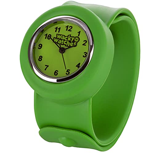 Popwatch Slapwatch Fast Fit Kinder Armbanduhr mit Silikonarmband, die Uhr lernen von Wacky Watches