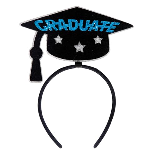 Porceosy Bachelor Hat Insert Hair Hoop Memorable Graduation Decor Graduation Hat Decor Headband Lightweight Graduation Party Decoration Selfie Props A von Porceosy