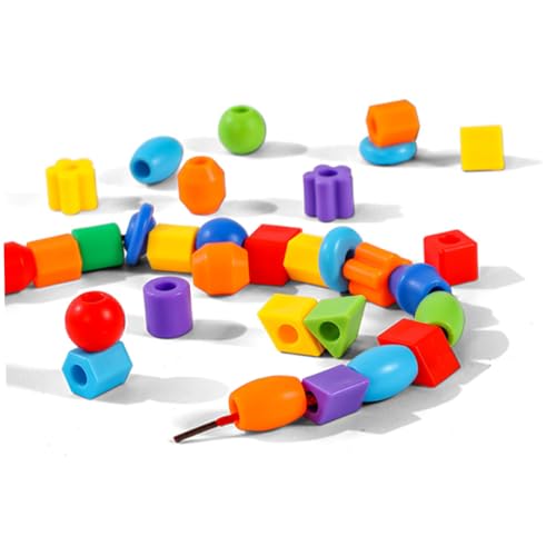 1 Set Schnürung Perlen lustige farbenfrohe Schnürung Perlen Kinder Spielzeug Bildung & Lernen Kleinkind Vorschule Fine Motor Skills Toy für Kinder Jungen Mädchen 1 Set Schnürung Perlen lustige farbenfrohe Schnürung Perlen Kinder Spielzeug Bildung & Lernen Kleinkind Vorschule Fine Motor Skills Toy für Kinder Jungen Mädchen von Porgeel