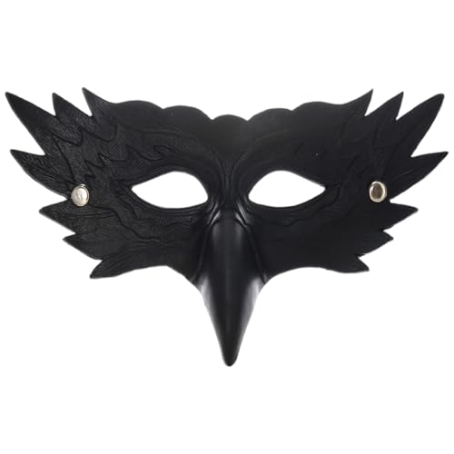 Adlermaske exquisite strukturierte Puween -Halloween -Maske lebensee Vogelkostüm für Mardi Gras Day Masquerade Cosplay -Party von Porgeel