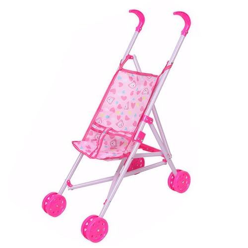 Baby Duller Duller 9.84X19.29 x 20, 87 Zoll Klappbarer Puppenwagen Babbb für Puppen mit einem robusten Spielzeugrahmen für All-Little-Jungen, Mädchen, kleine Baby Duller Duller 9.84X19.29 x 20, 87 Zoll Klappbarer Puppenwagen Babbb für Puppen mit einem robusten Spielzeugrahmen für All-Little-Jungen, Mädchen, kleine von Porgeel