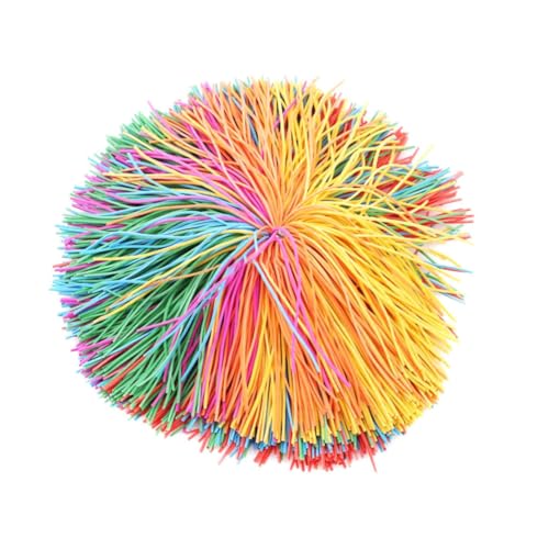 Gummi -String -Spielball Bunte Dehnbare Zappel sensorische Stressspielzeug 9 cm für Kinder Erwachsene von Porgeel